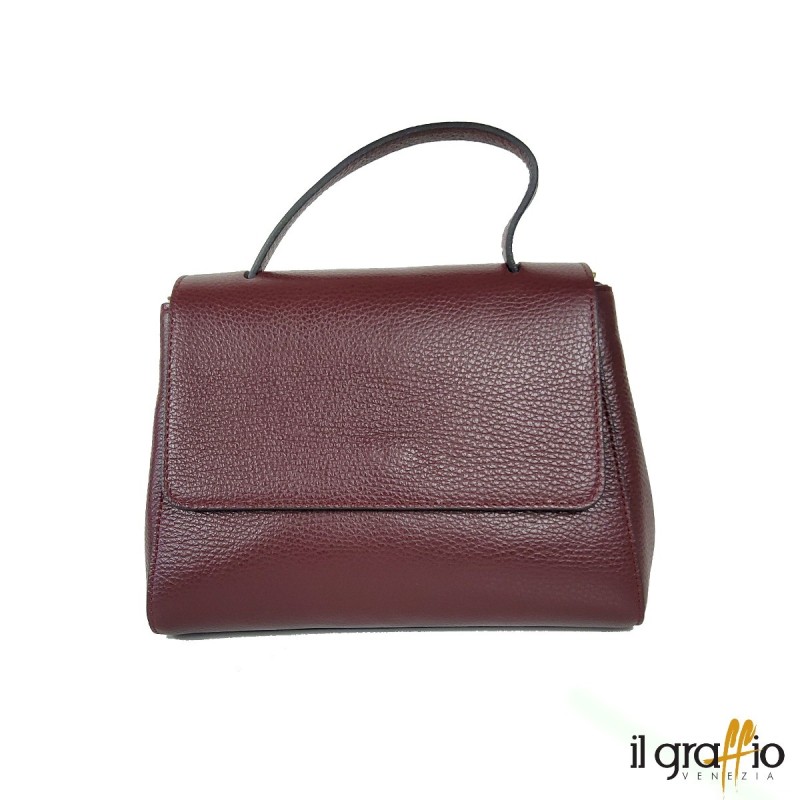 Mini Bag in Pelle Artigianale | Borsa a Mano e Tracolla | Il Graffio