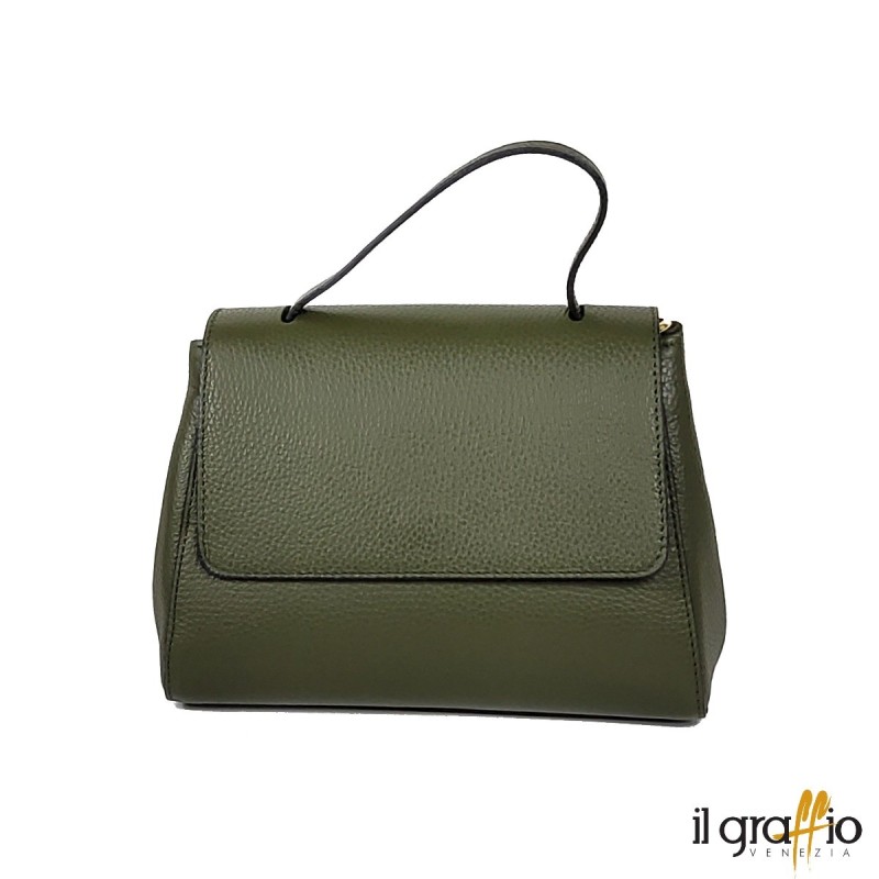 Mini Bag in Pelle Artigianale | Borsa a Mano e Tracolla | Il Graffio