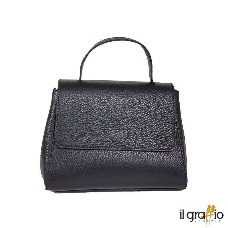 Mini Bag in Pelle Artigianale | Borsa a Mano e Tracolla | Il Graffio