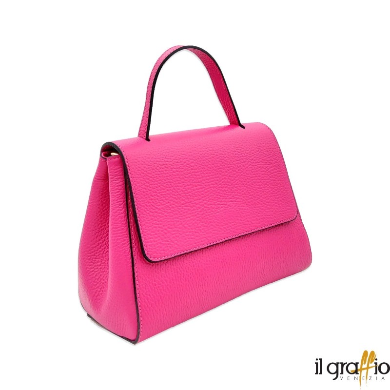 Mini Bag in Pelle Artigianale | Borsa a Mano e Tracolla | Il Graffio