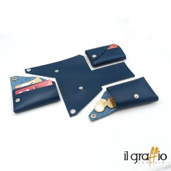 Dogàl - un portafoglio compatto in vera pelle realizzato a Venezia