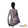 Borsa a spalla trasformabile in zaino.  Vera pelle. Made in Italy.