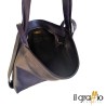 Borsa a spalla trasformabile in zaino.  Vera pelle. Made in Italy.