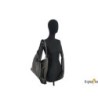 Borsa a spalla trasformabile in zaino.  Vera pelle. Made in Italy.