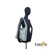 Borsa a spalla trasformabile in zaino.  Vera pelle. Made in Italy.