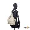 Borsa a spalla trasformabile in zaino.  Vera pelle. Made in Italy.
