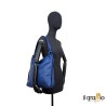 Borsa a spalla trasformabile in zaino.  Vera pelle. Made in Italy.