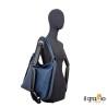 Borsa a spalla trasformabile in zaino.  Vera pelle. Made in Italy.