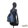 Borsa a spalla trasformabile in zaino.  Vera pelle. Made in Italy.