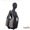 Borsa a spalla trasformabile in zaino.  Vera pelle. Made in Italy.