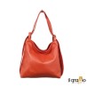 Borsa a spalla trasformabile in zaino.  Vera pelle. Made in Italy.