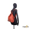 Borsa a spalla trasformabile in zaino.  Vera pelle. Made in Italy.