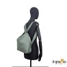 Borsa a spalla trasformabile in zaino.  Vera pelle. Made in Italy.