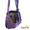 Borsa a spalla trasformabile in zaino.  Vera pelle. Made in Italy.