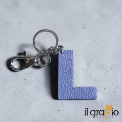 Portachiavi Lettera L  in Pelle - Il Graffio Venezia