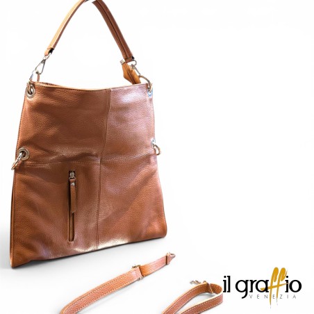 Smart leather convertible bag, Il Graffio Venezia