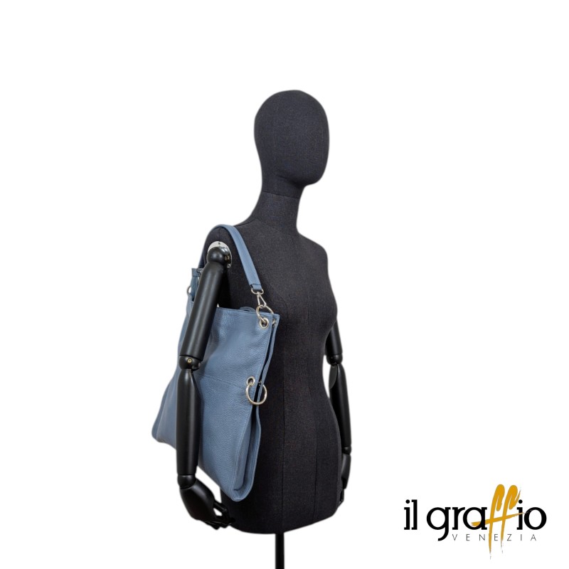 Borsa trasformabile modello Smart in vera pelle | Il Graffio Venezia