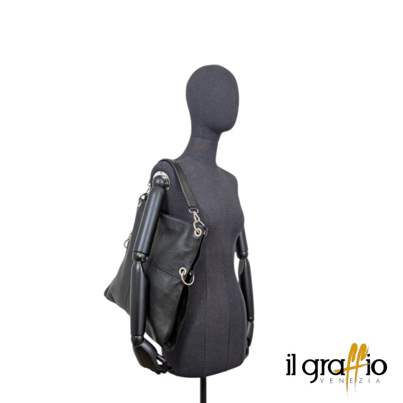 Borsa trasformabile modello Smart in vera pelle | Il Graffio Venezia