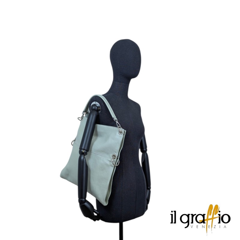 Borsa trasformabile modello Smart in vera pelle | Il Graffio Venezia