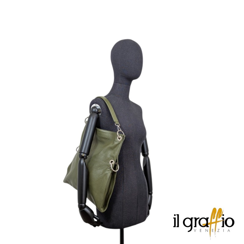 Borsa trasformabile modello Smart in vera pelle | Il Graffio Venezia